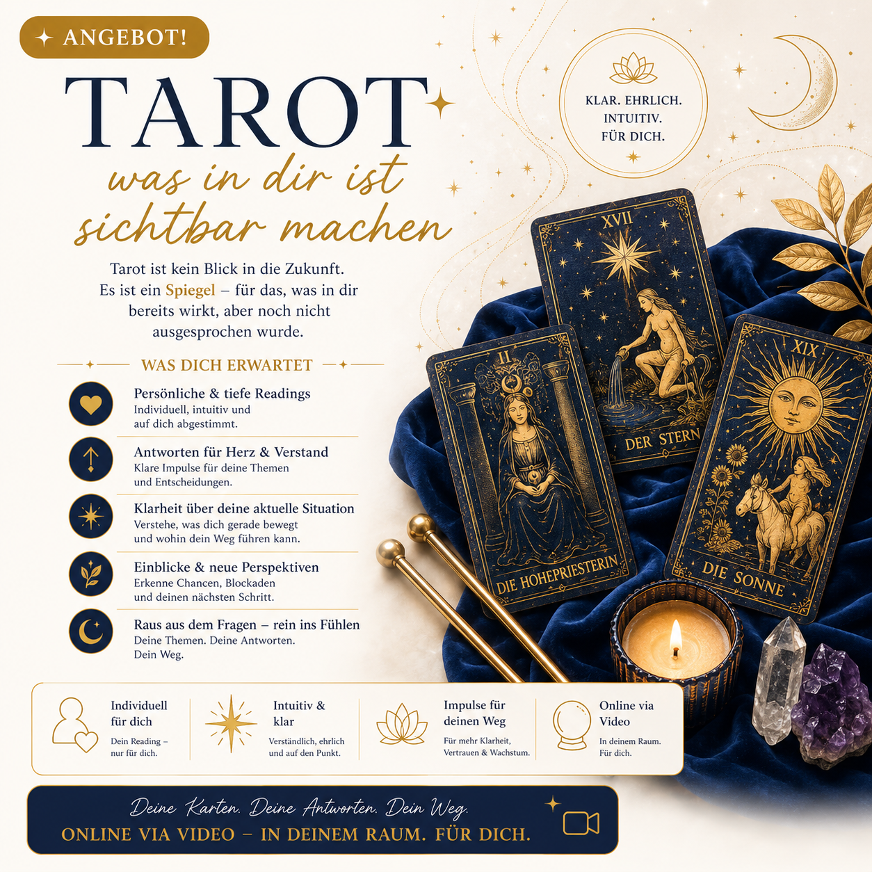 Tarot - was in dir ist sichtbar machen