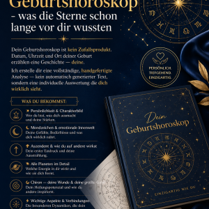 Individuelles Geburtshoroskop — Persönliche Analyse - was die Sterne schon dein ganzes Leben wissen