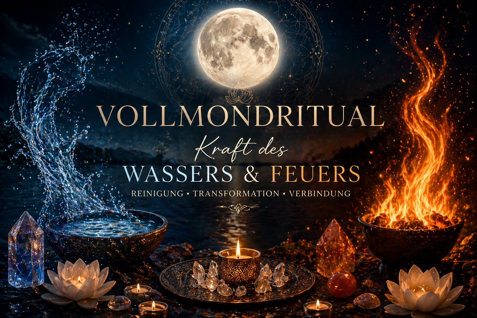 Vollmond Ritual "Wasser & Feuer"