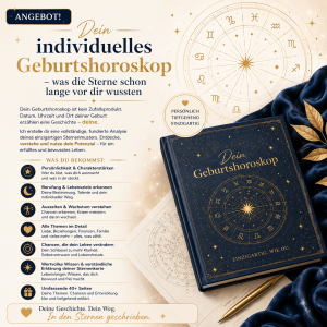 Individuelles Geburtshoroskop — Persönliche Analyse - was die Sterne schon dein ganzes Leben wissen