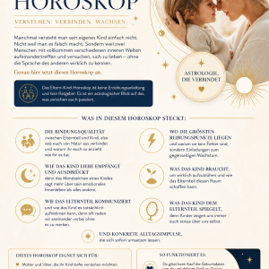 Eltern-Kind-Horoskop I Muttertags- & Vatertagsgeschenk